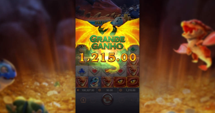 Imagem mostrando grande ganho no jogo Dragon Hatch do Ana Bet Casino