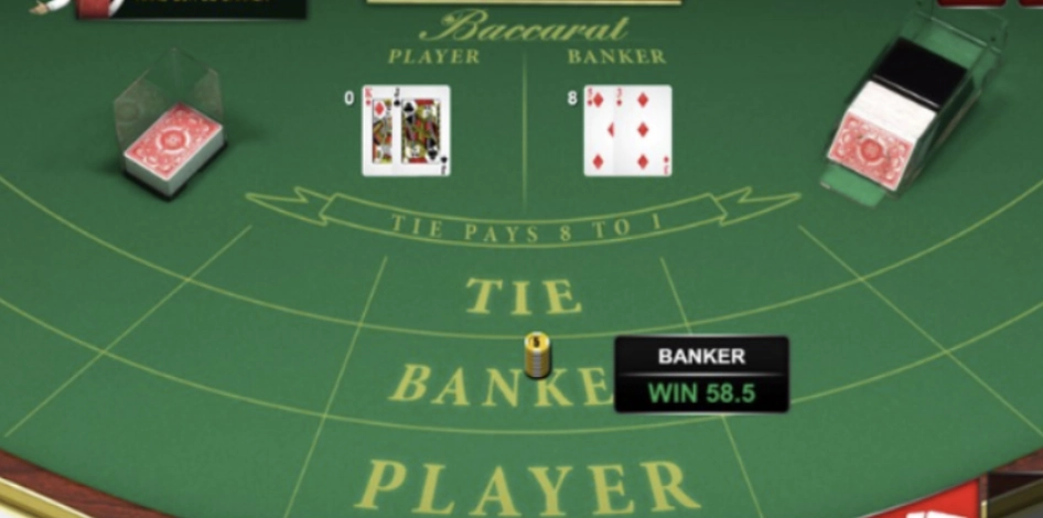 Baccarat no Ana Bet Cassino